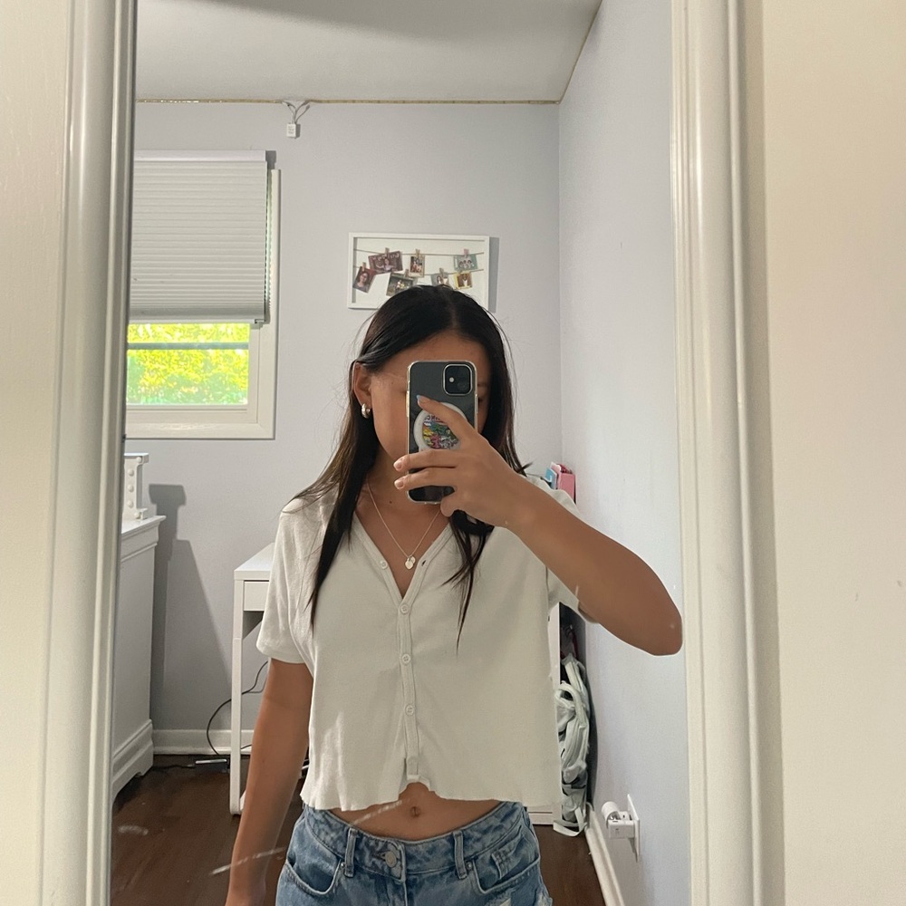 White Brandy Melville size small top